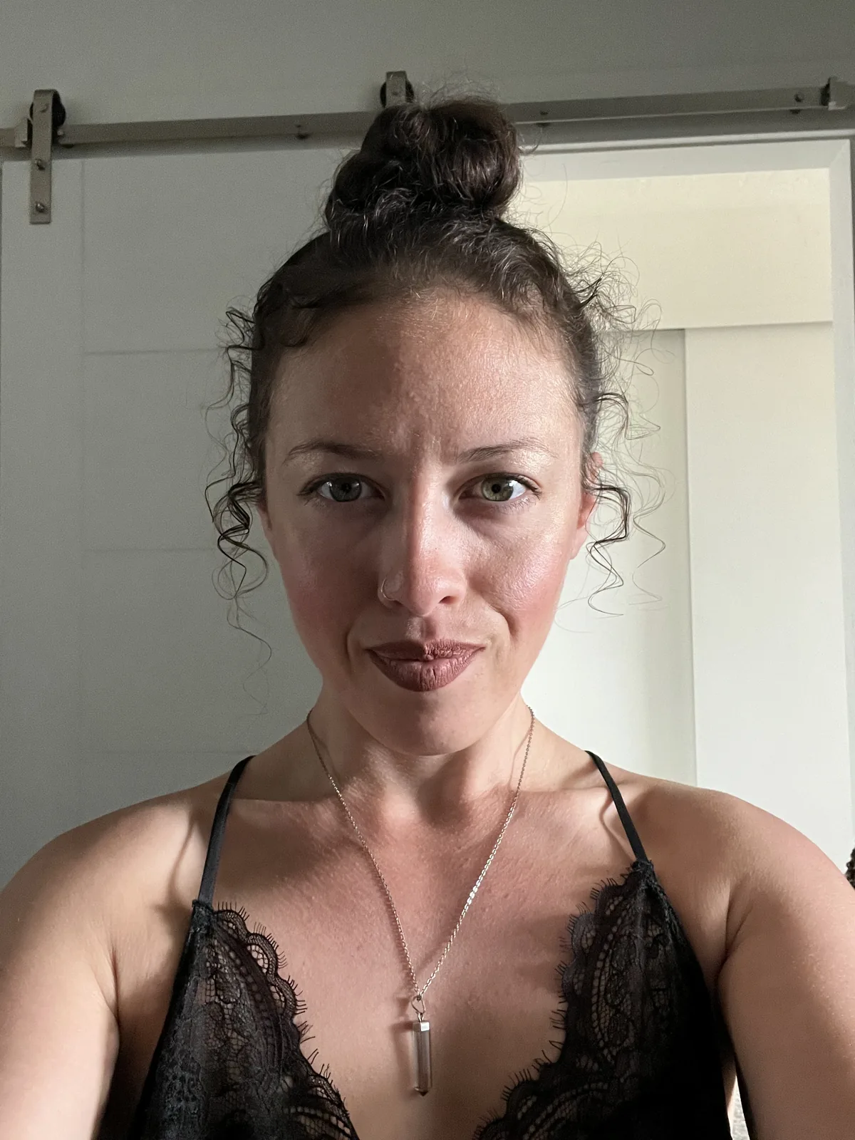 Portrait of Destiny Cabrales at home